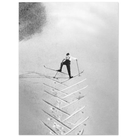 1131121 Skier Climbing , Italy 1940