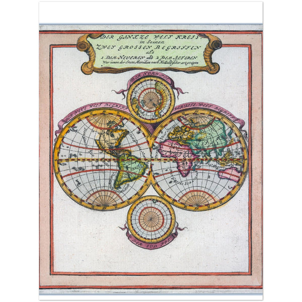4530867 World Map circa 1665-1714