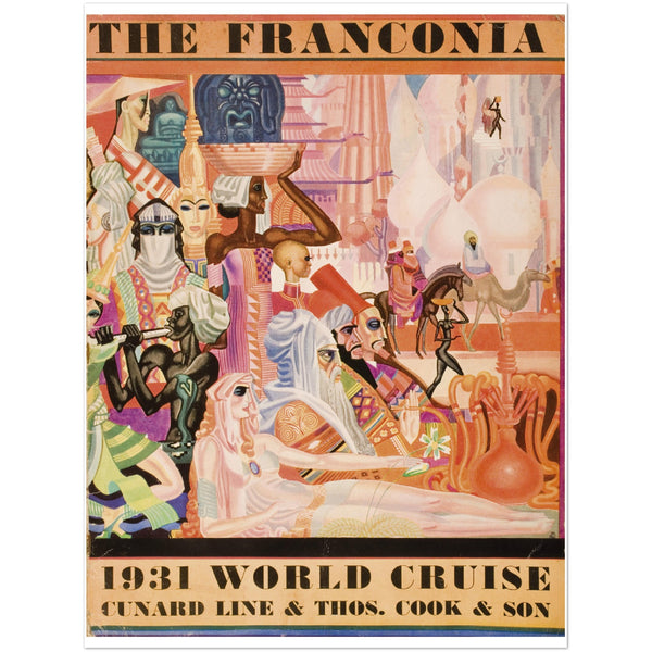 913882 1931 Franconia Cunard Cruise