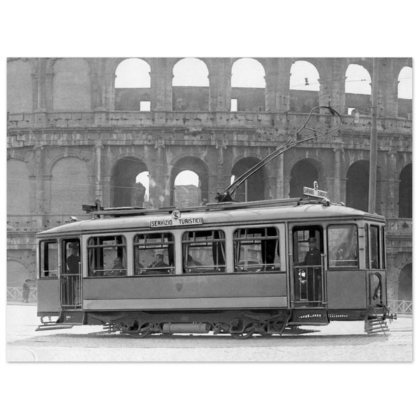 3866397 Tourist Tram In Rome, 1920