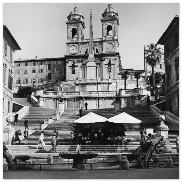 3866059 Trinità Dei Monti. Spanish Steps And Piazza Di Spagna 1930