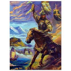 4471260 Genghis Khan, the first Great Khan Emperor of the Mongol Empire