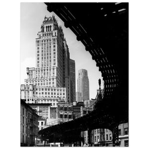 1127967 New York. The Elevated Railroad. 1952