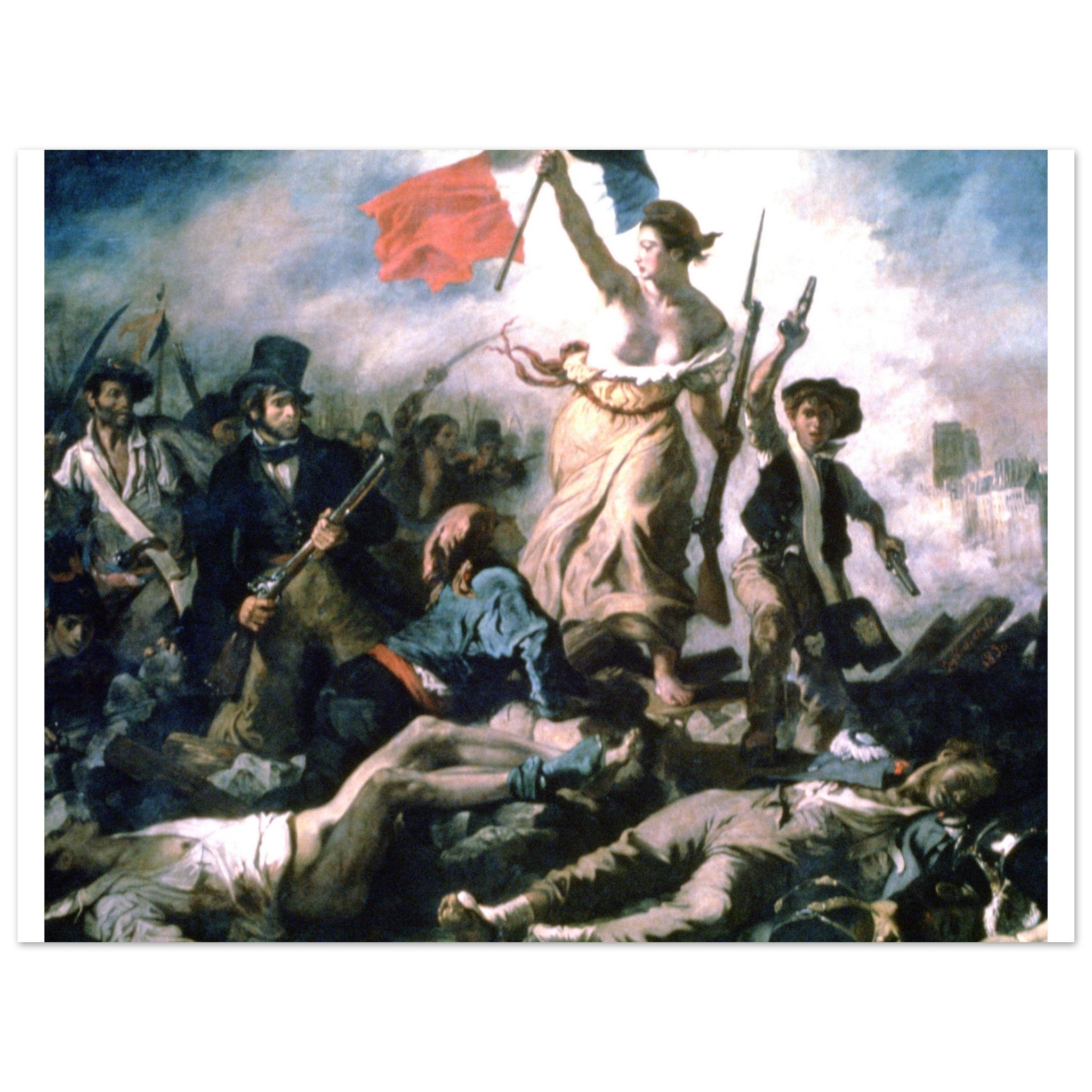 3992549 Liberty Leading the People, 1830, by Eugene Delacroix