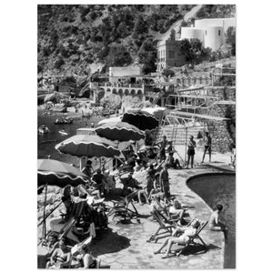 3866299 Italy, Campania, Capri Island, The Beach, 1957