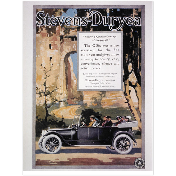 1690480 Stevens-Duryea Company Ad for C-Six Motor-Car, 1913
