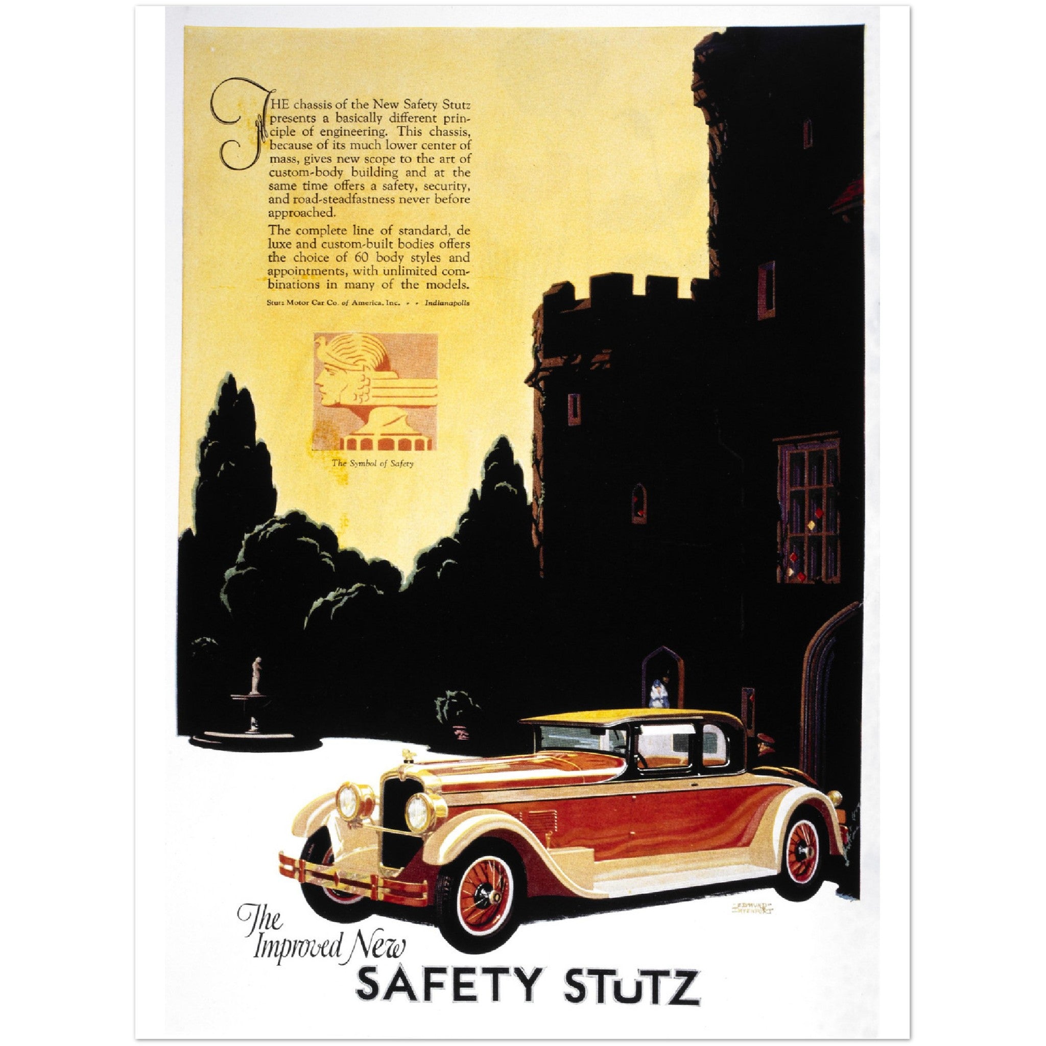 1689844 Stutz Motor Car Advertisement 1927