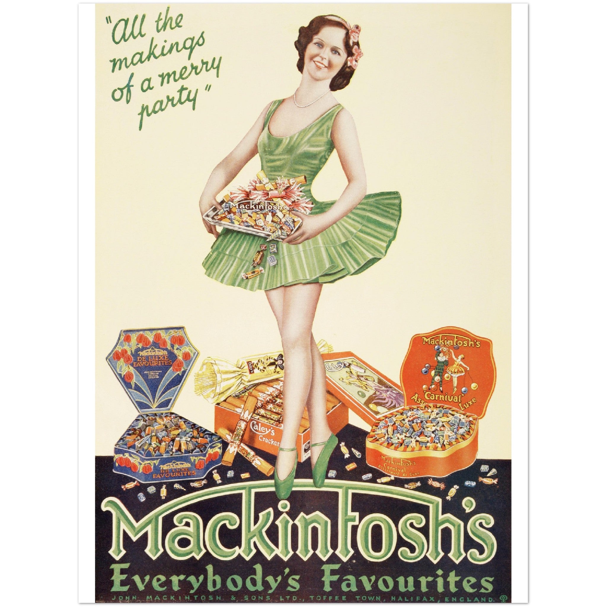 2605713 Advertisement for Mackintosh's Toffees. Christmas Number, 1933