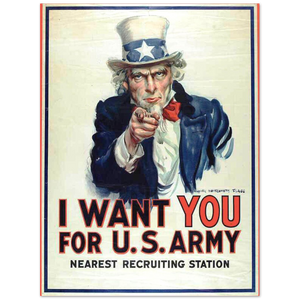 1901044 World War 1 Recruiting Poster, USA