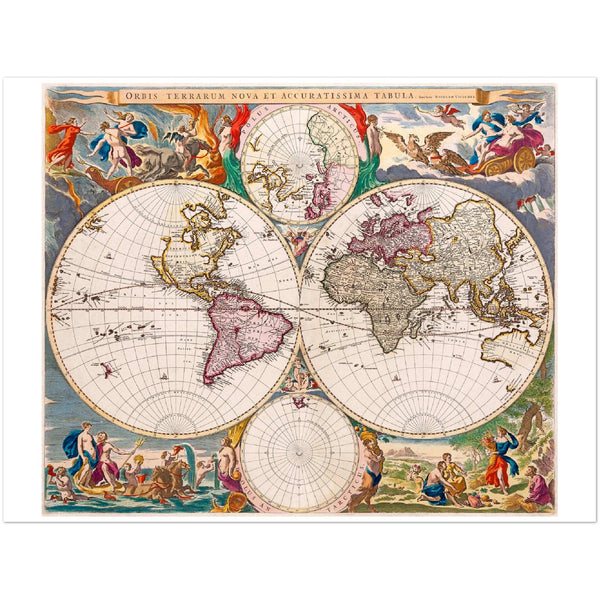 4443934 World Map - Orbis Terrarum Nova et Accuratissima Tabula