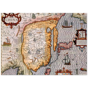 4443906 Map of China by Mercator, c 1560