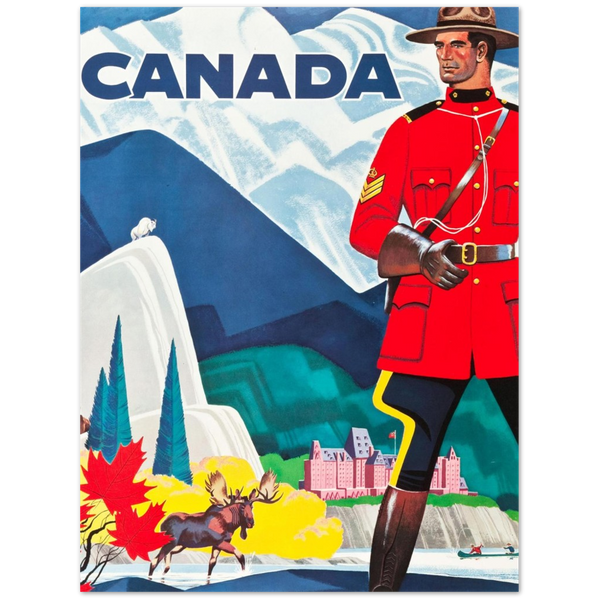 2822247 Vintage Canada Travel Poster