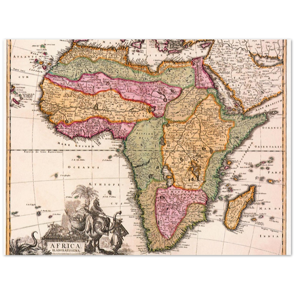 3156233 Map of Africa 1706
