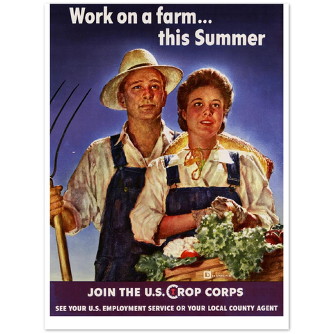 1604101 World War 2 Employment Poster
