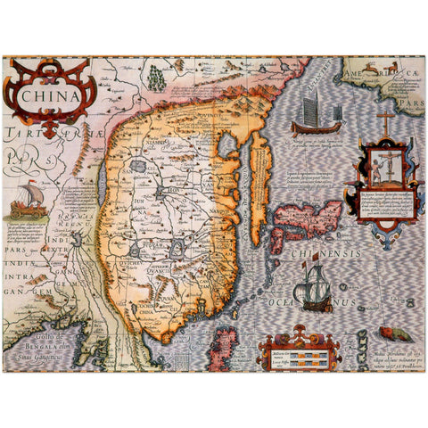 4443906 17th Century Map of Japan, Korea, China and Yunnan-Burma by Mercator