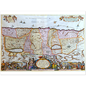 4443811 Promised Land of Canaan by Nicolaes Visscher I 1682