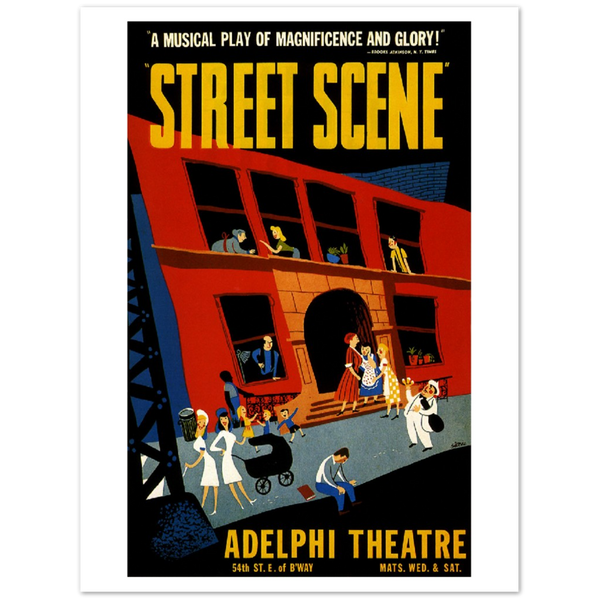 3139321 Street Scene Theater Poster