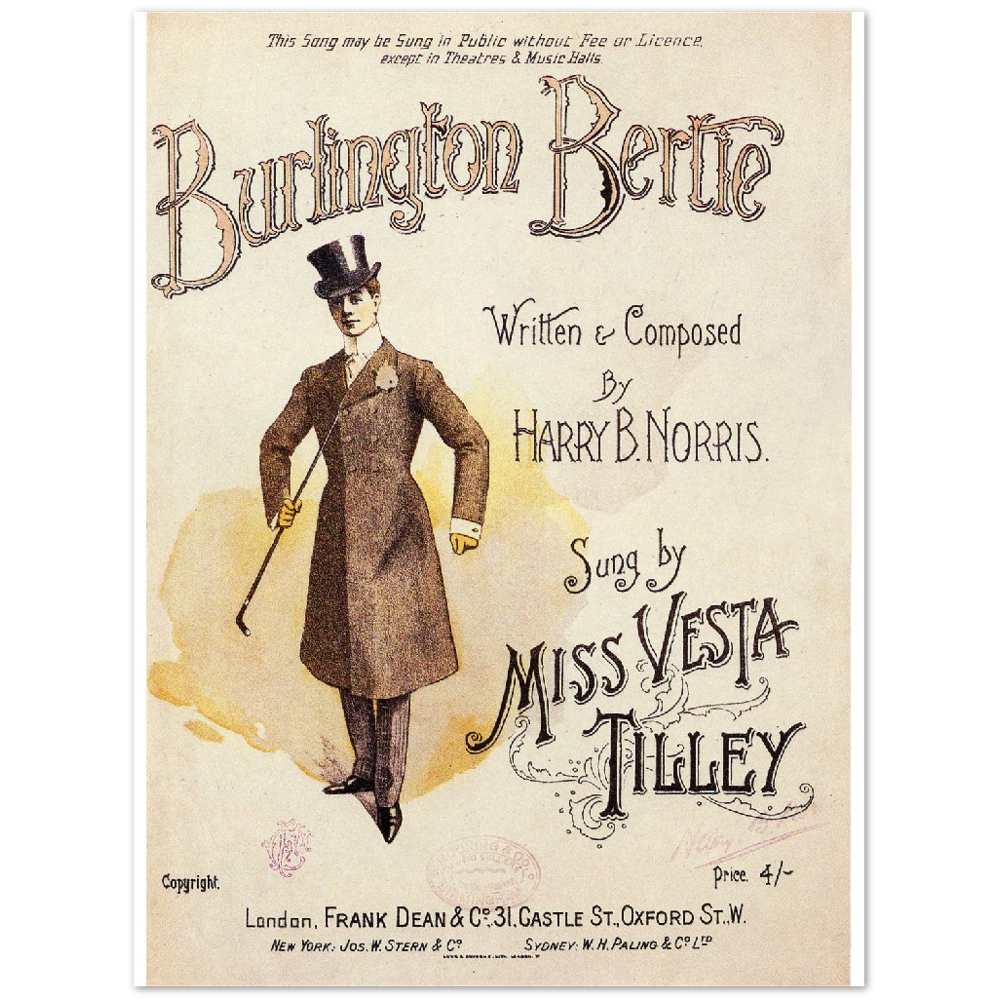 3139368 Burlington Bertie Theater Poster
