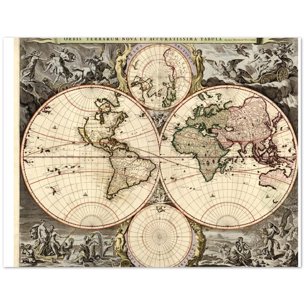 3574688 World Map, 1690