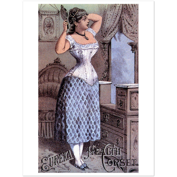 1698107 Eureka Health Corset, Trade Card, circa 1880