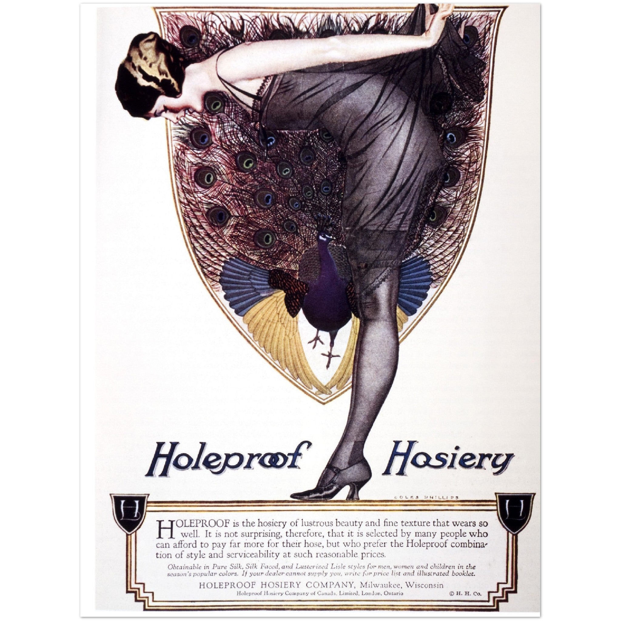 1688879 Advertisement, Holeproof Hosiery, circa 1925