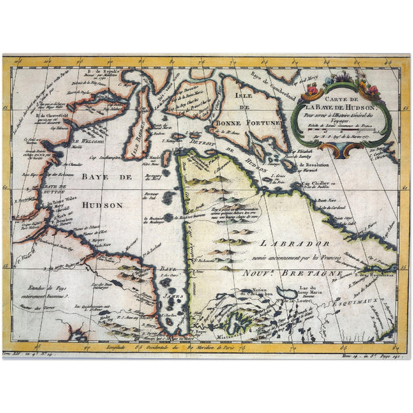 4461354 Map of Hudson Bay c 1770