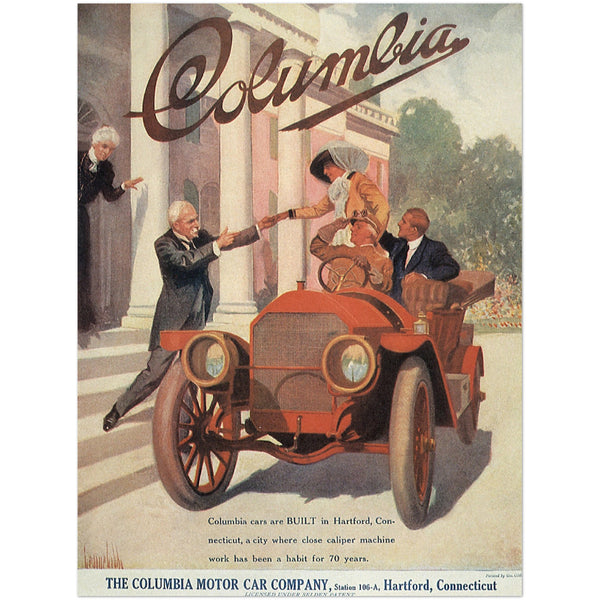 3147393 Columbia Motor Car Company Ad