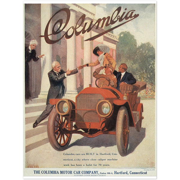 3147393 Columbia Motor Car Company Ad