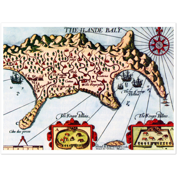 4367725 Dutch Map of Bali 1597
