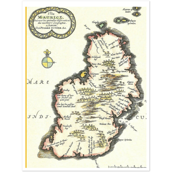 4391111 Mauritius, Pieter van der Aa, Leiden, c. 1700