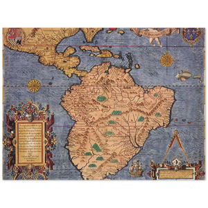 3210544 Map of South America, 1592