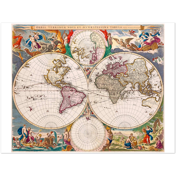 4443934 World Map - Orbis Terrarum Nova et Accuratissima Tabula