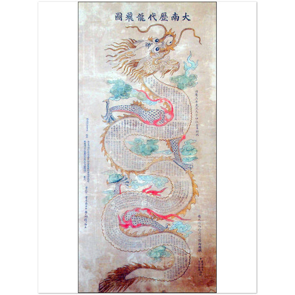 4368826 Vietnam Map Shaped as Dragon c 1820-1841