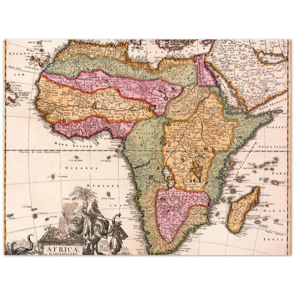 3156233 Map of Africa 1706
