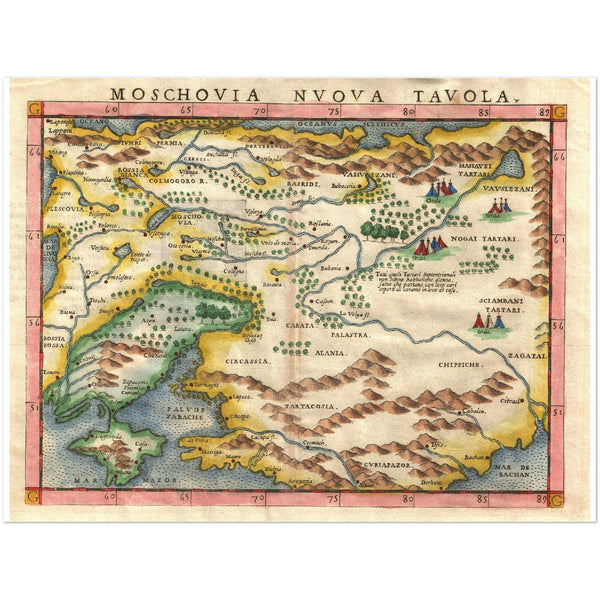 4443992 Muscovy, a region covering modern day Russia and Ukraine 1574
