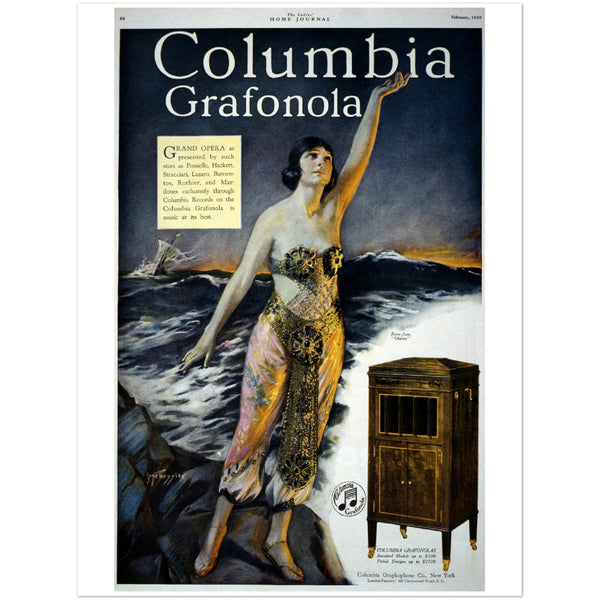 1698529 Columbia Graphophone Company, Advertisement, circa 1920
