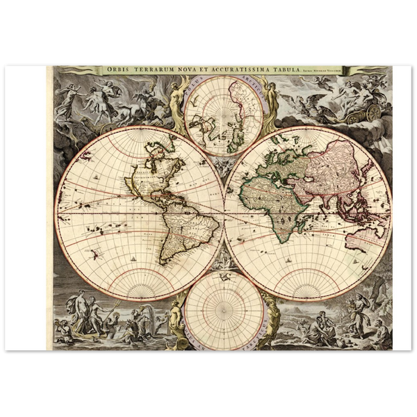 3574688 World Map, 1690