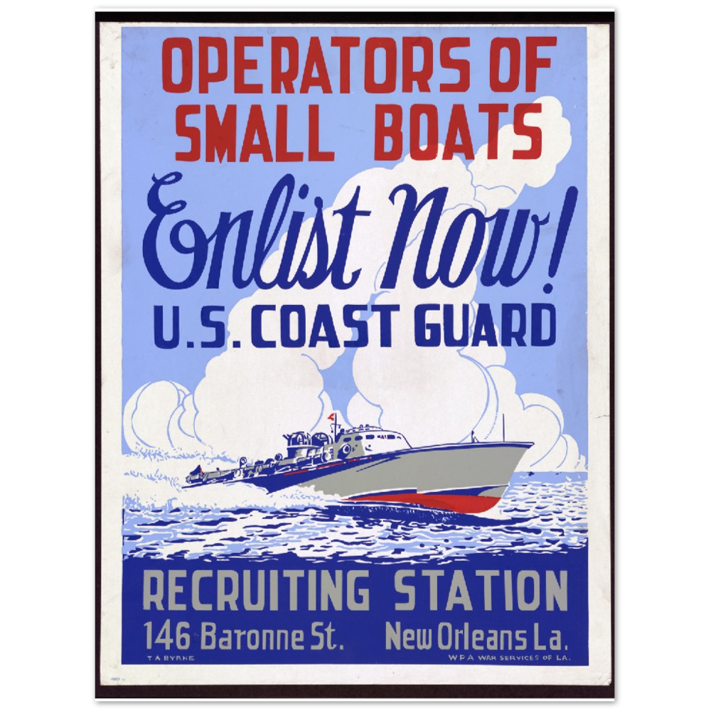 4483052 Coast Guard Recruitment Poster