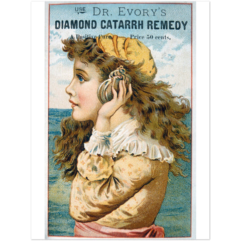 1698618 Dr. Evory's Diamond Catarrh Remedy, Trade Card, circa 1900