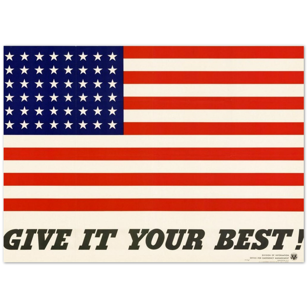 2662523 American Patriotic Poster, World War 2