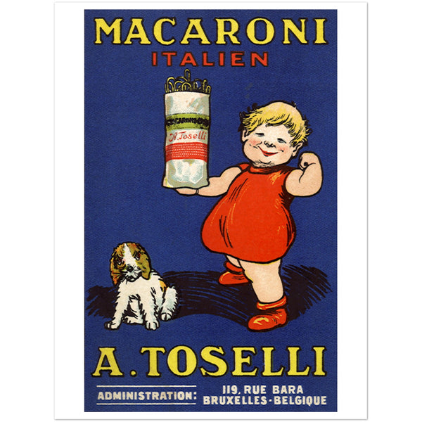 3156501 Macaroni Italien ad for A Toselli
