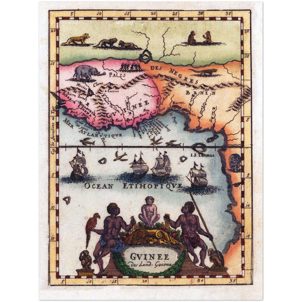 4373309 Map of Guinea and the Kingdom of Benin