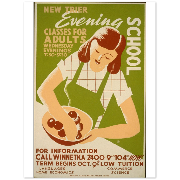 4354104 Evening School Poster