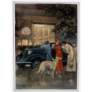3175524 French advertising poster for the Studebaker automobile. 1934