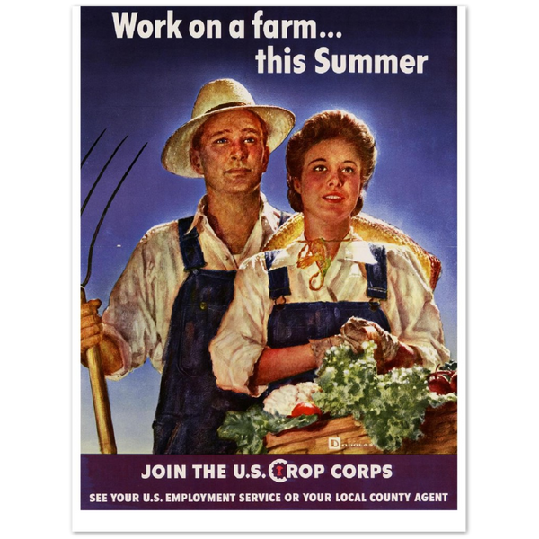1604101 World War 2 Employment Poster