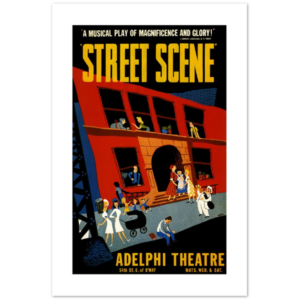 3139321 Street Scene Theater Poster