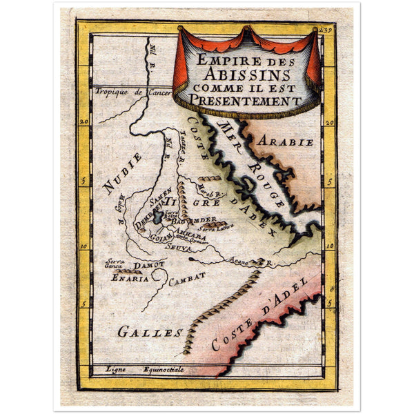 4369406 Map of the Abyssinian Empire, 1683