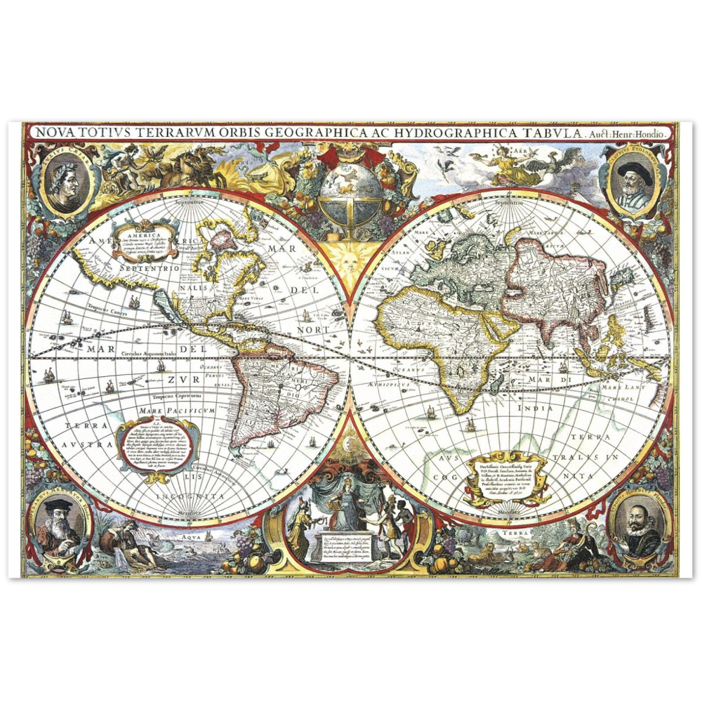 3139212 World Map, 1630