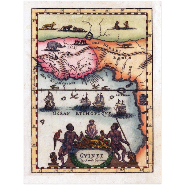 4373309 Map of Guinea and the Kingdom of Benin