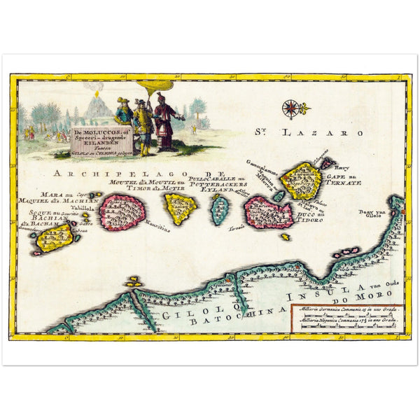 4391184 Maluku (the Molucca Islands) by Pieter Van der AA, 1706-1708